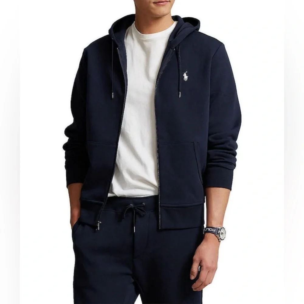 Polo Ralph Lauren Dark Blue Zip-Up Hoodie and pants